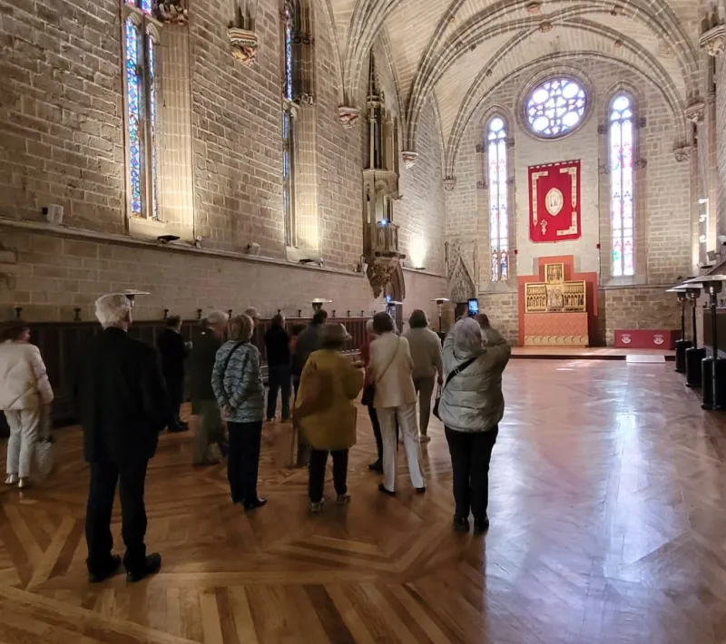 Visita de la delegación de Manos Unidas a la Catedral de Pamplona