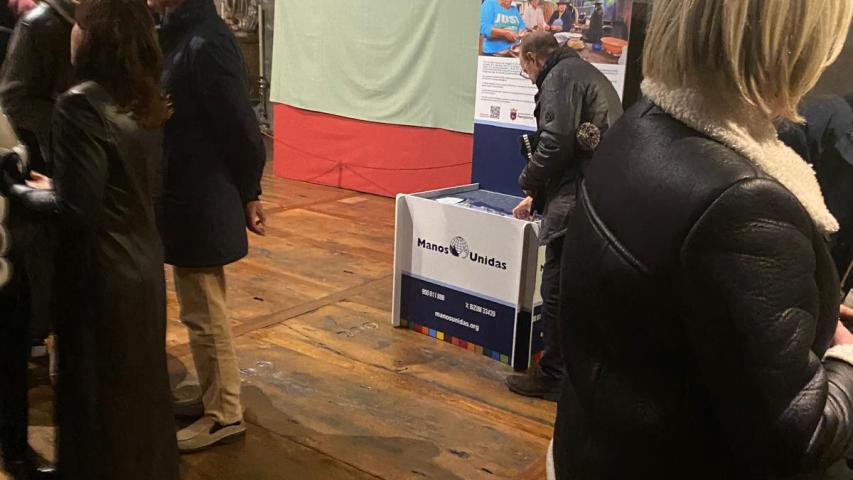 Parroquia de San Nicolás de Pamplona: stand del proyecto de Bolivia financiado por el Ayuntamiento de Pamplona