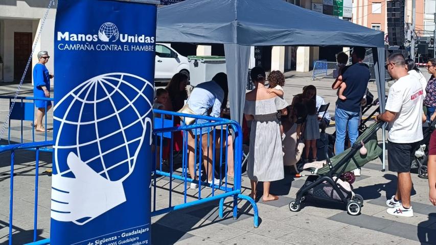 Pintacaras por voluntarios