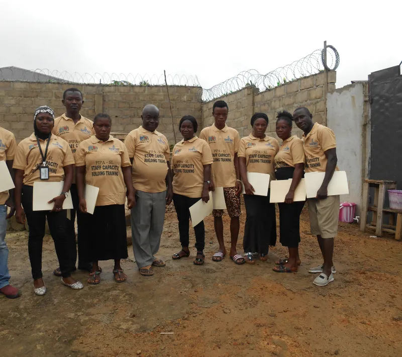 piipa sl staff during the capacity building training in april2020