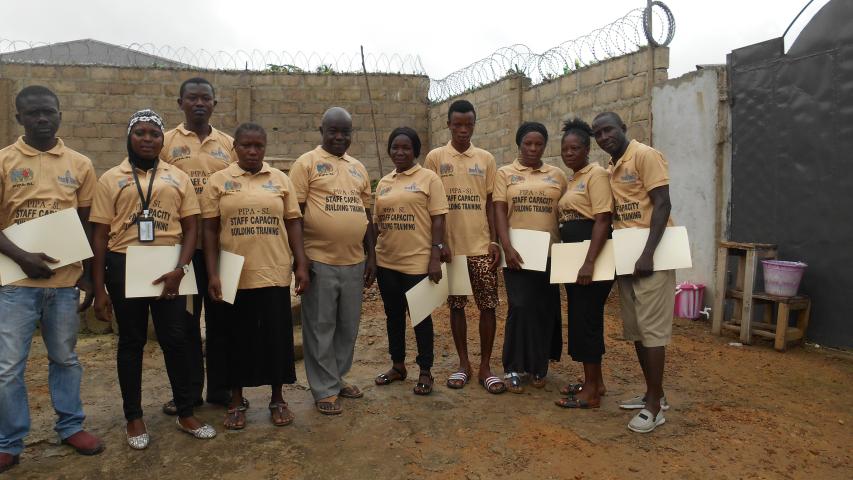 piipa sl staff during the capacity building training in april2020