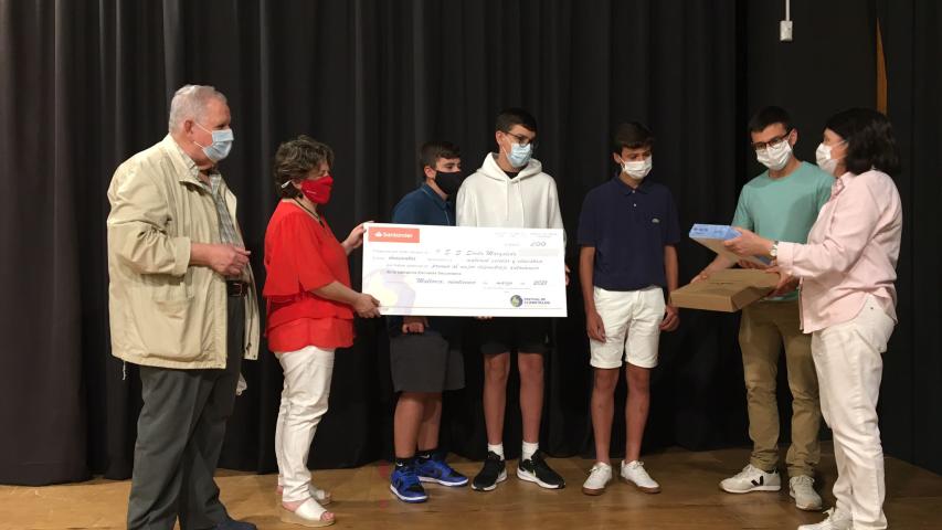 I.E.S Santa Margalida entrega 1º premio final Clipmetraje Mallorca