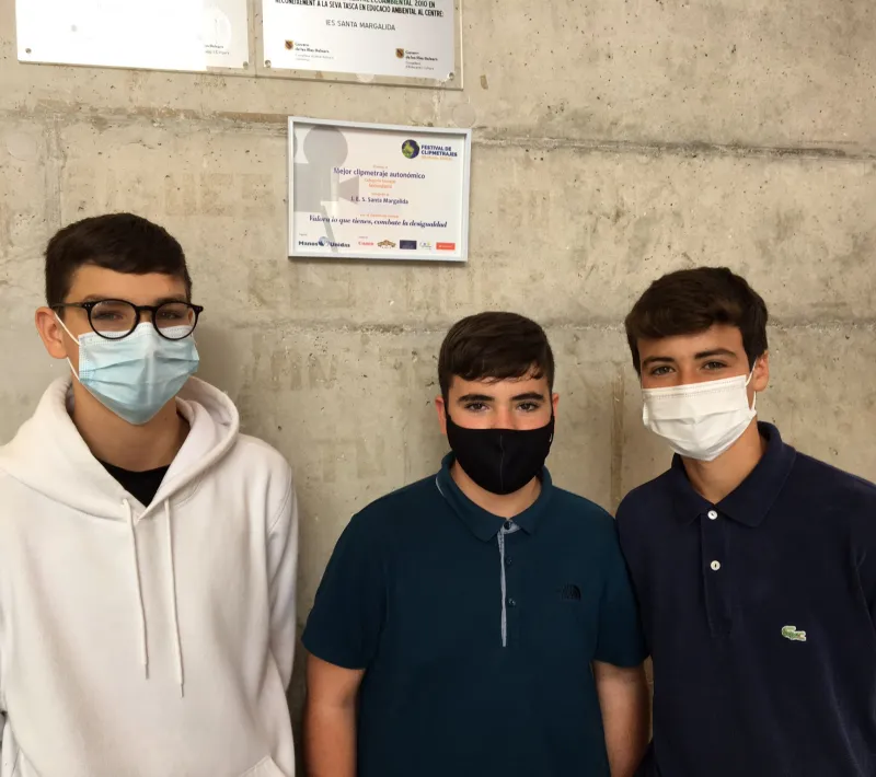 I.E.S Santa Margalida entrega 1º premio final Clipmetraje Mallorca