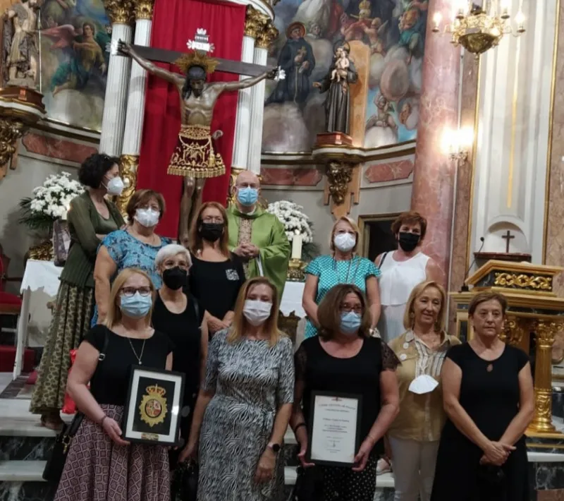 Celebración de la Eucaristía en la que ofrecieron el premio al Cristo de la Fe.