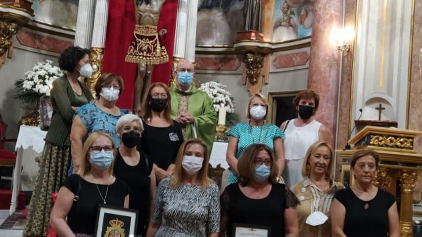 Celebración de la Eucaristía en la que ofrecieron el premio al Cristo de la Fe.