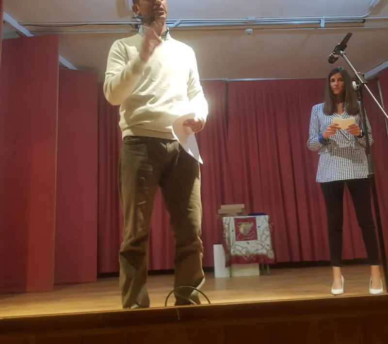 Entrega de premios XIV Festival Clipmetrajes de Manos Unidas en la Comunidad de Madrid. Presentadores