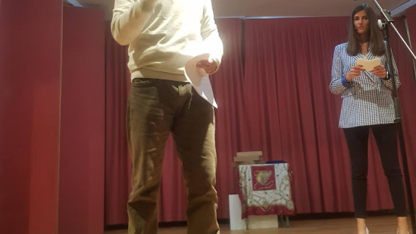 Entrega de premios XIV Festival Clipmetrajes de Manos Unidas en la Comunidad de Madrid. Presentadores