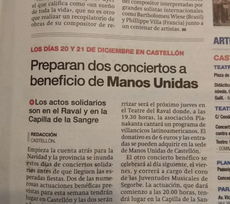 prensa concierto planakanta
