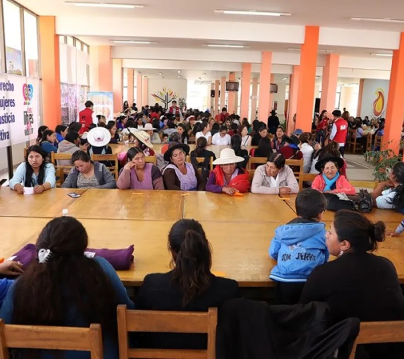 Proyecto de Manos Unidas para promoción de la mujer en Sucre (Bolivia)