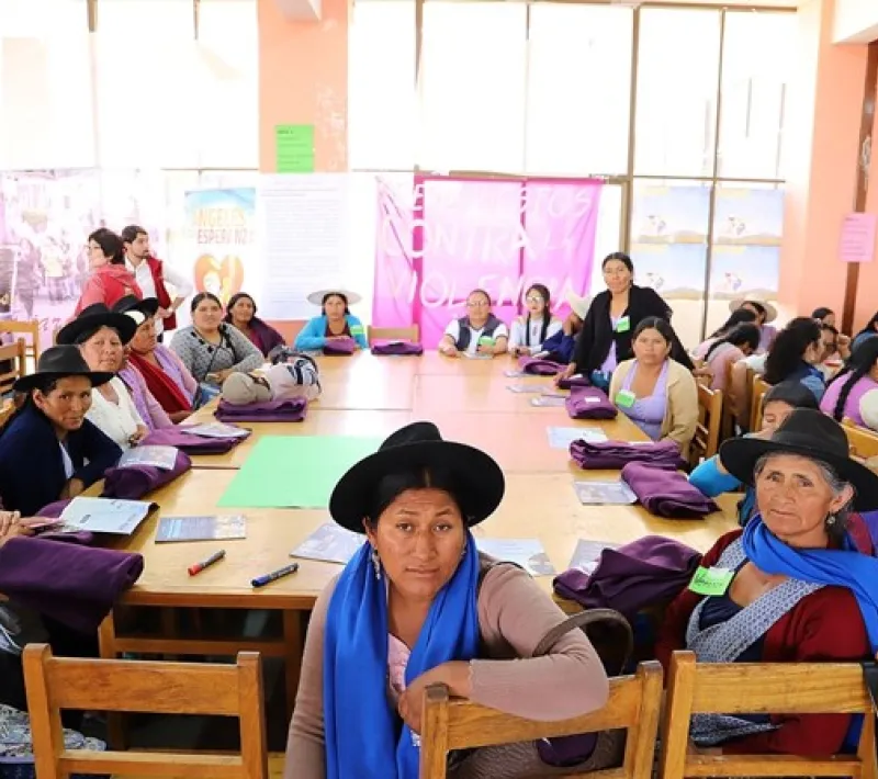 Proyecto de Manos Unidas para promoción de la mujer en Sucre (Bolivia)