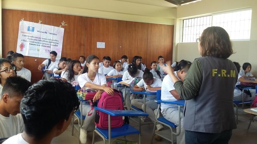 Proyecto de Manos Unidas para promoción de la mujer en Sucre (Bolivia)