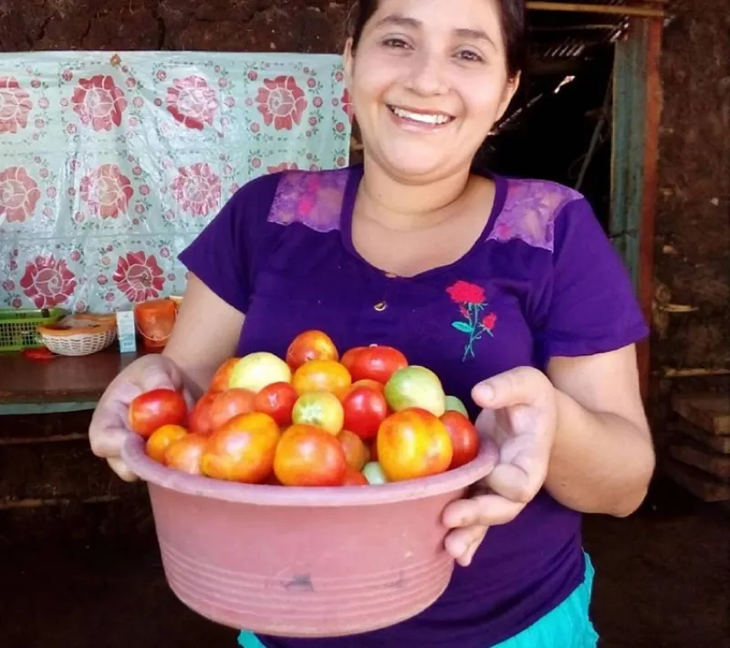Proyecto de Manos Unidas en El Salvador 2018. Producción