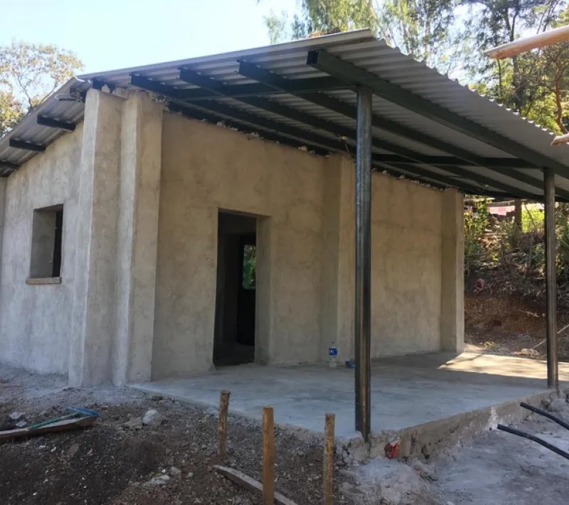 Proyecto de Manos Unidas en El Salvador 2018. Nuevas viviendas