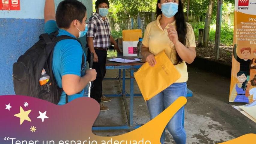 Proyecto de Manos Unidas para formación inclusiva de jóvenes en El Salvador 2021