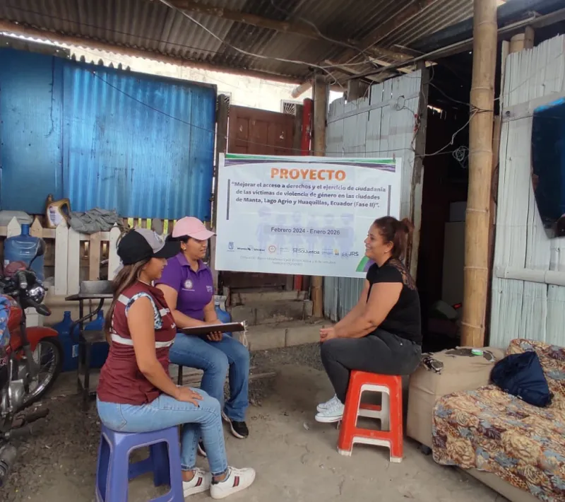 Proyecto de Manos Unidas en Ecuador 2024 y 2025 sobre atención a mujeres