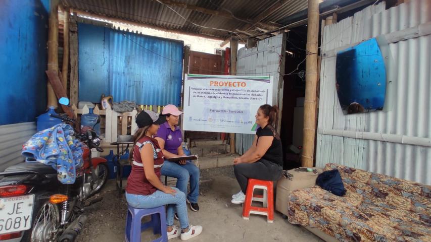 Proyecto de Manos Unidas en Ecuador 2024 y 2025 sobre atención a mujeres
