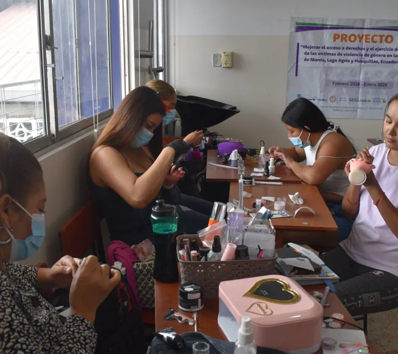 Proyecto de Manos Unidas en Ecuador 2024 y 2025 sobre atención a mujeres