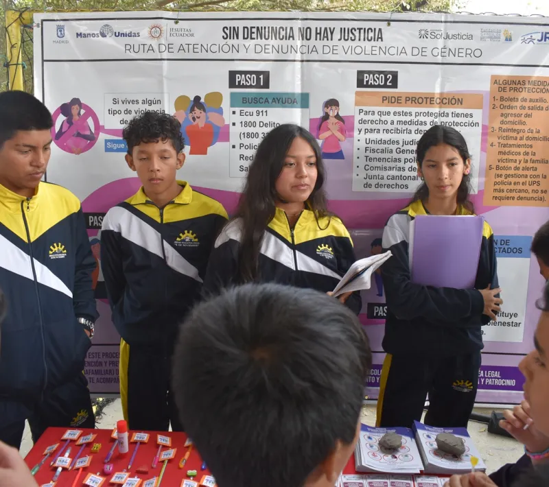 Proyecto de Manos Unidas en Ecuador 2024 y 2025 sobre atención a mujeres