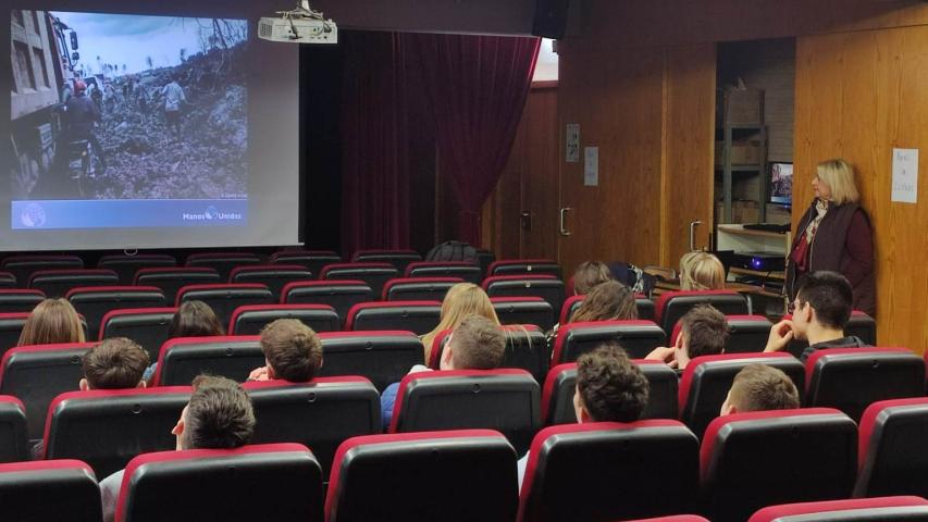 Charla en el Instituto de Puzol.