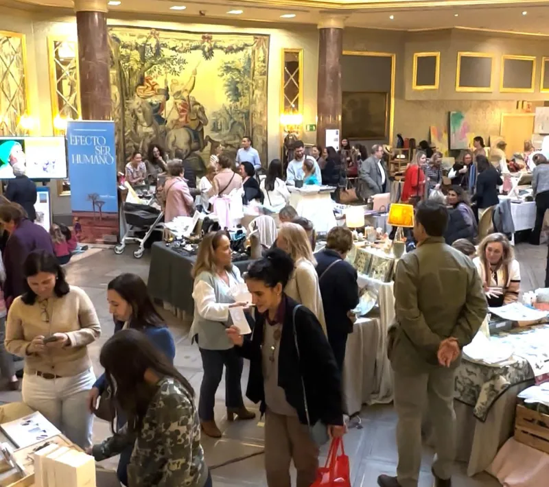 Rastrillo solidario del hotel Wellington a favor de Manos Unidas