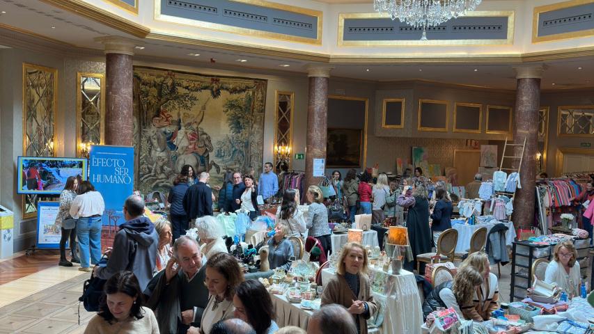 Rastrillo solidario del hotel Wellington a favor de Manos Unidas