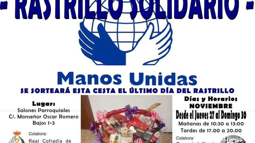 Cartel Rastrillo Solidario Parroquia del Portillo