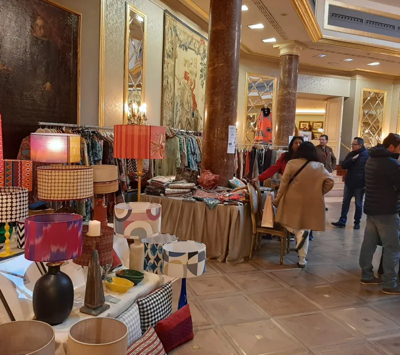 Rastrillo solidario en el hotel Wellington a favor de Manos Unidas en 2023