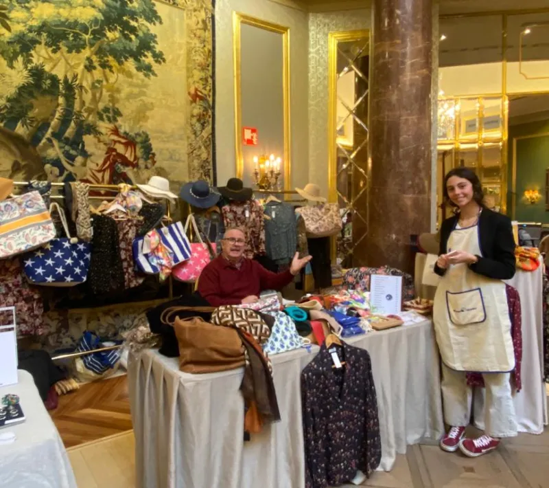 Rastrillo solidario en el hotel Wellington a favor de Manos Unidas en 2023