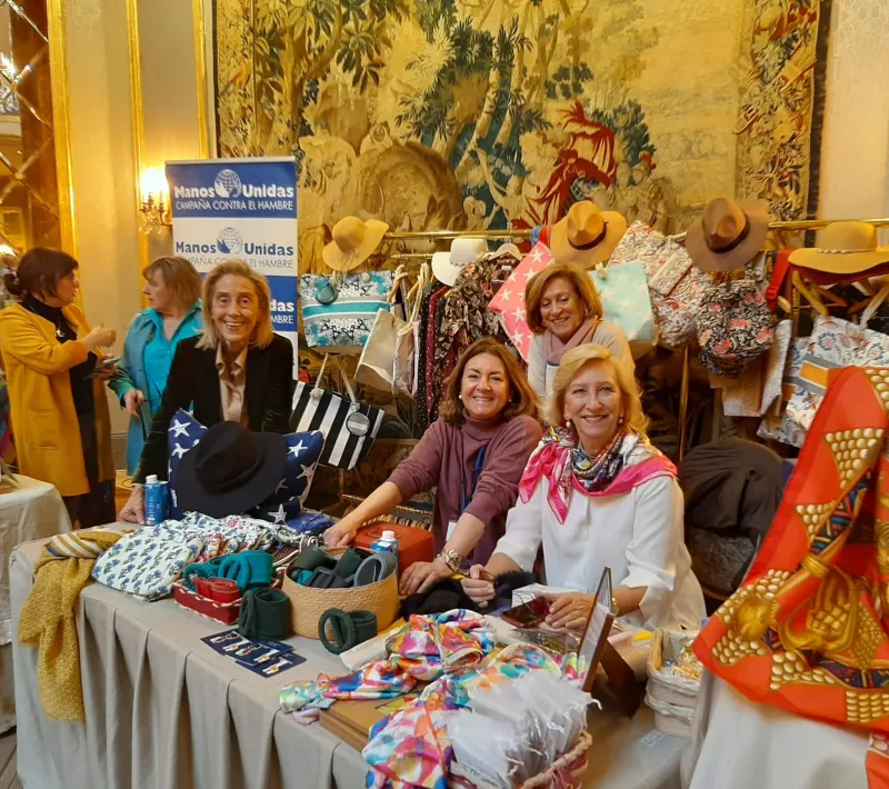 Rastrillo solidario en el hotel Wellington a favor de Manos Unidas en 2023
