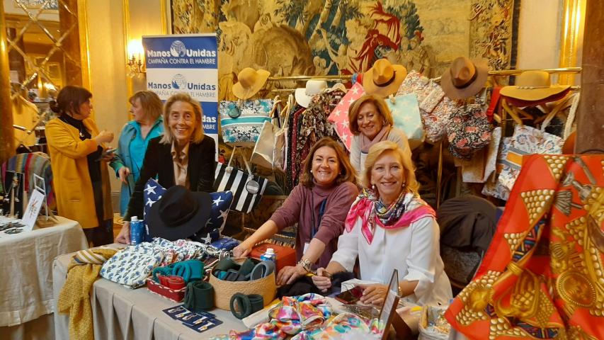 Rastrillo solidario en el hotel Wellington a favor de Manos Unidas en 2023