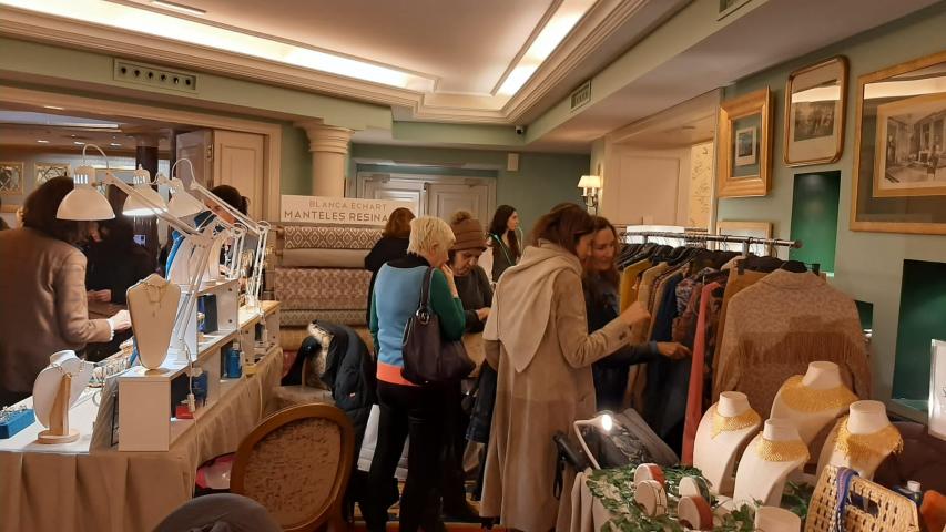 Rastrillo solidario en el hotel Wellington a favor de Manos Unidas en 2023