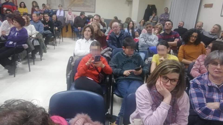 Cena del hambre en la delegación comarcal de Requena de Manos Unidas Valencia.