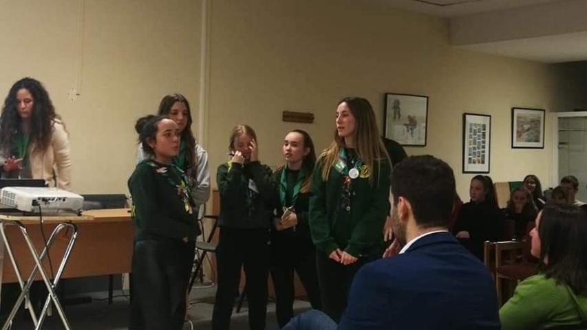 Cena del hambre en la delegación comarcal de Requena de Manos Unidas Valencia.