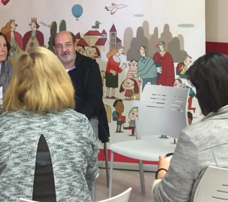 Entrevista para los medios de Terrassa, con Lourdes Sarrión