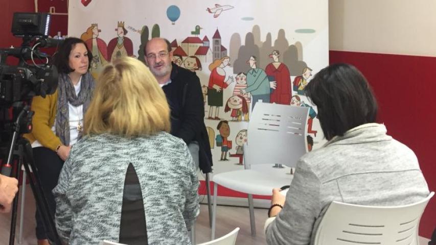 Entrevista para los medios de Terrassa, con Lourdes Sarrión