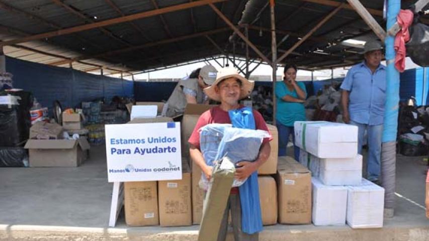 Ayuda de emergencia enviada en Perú