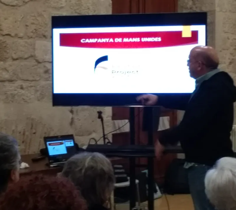 Encuentro con voluntarios en Sant Cugat