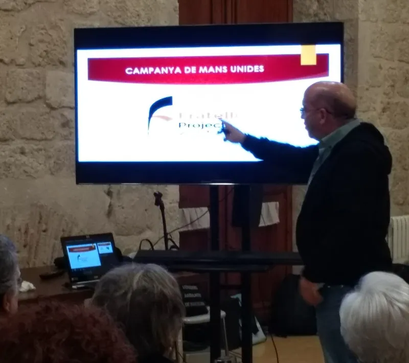Encuentro con voluntarios en Sant Cugat
