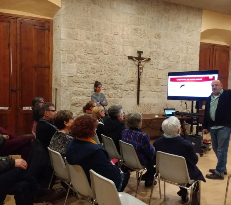 Encuentro con voluntarios en Sant Cugat