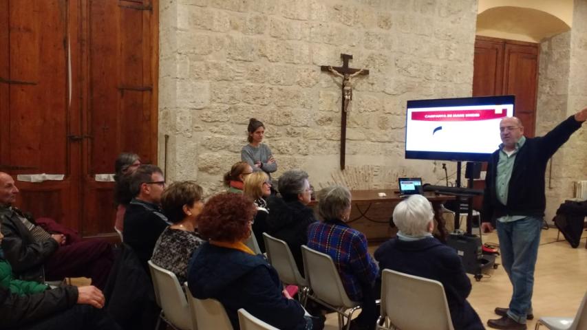 Encuentro con voluntarios en Sant Cugat