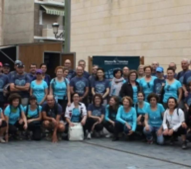 senderismo alhama la muela manos unidas murcia 2014
