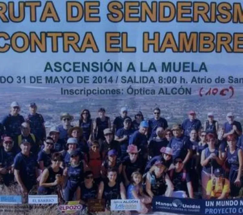 senderismo la muela alhama manos unidas murcia 2014