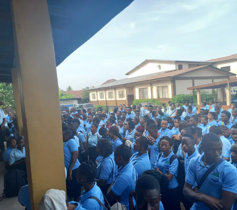 sensitization session in tertiary institutions