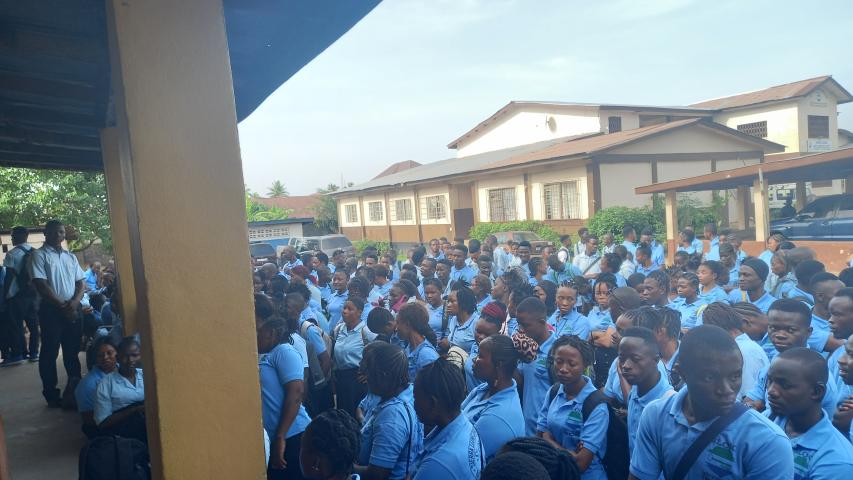 sensitization session in tertiary institutions