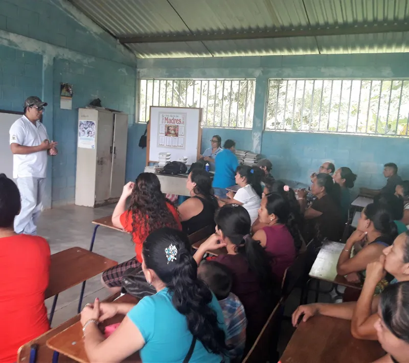 Socialización en El Tamarindo. Foto: Manos Unidas