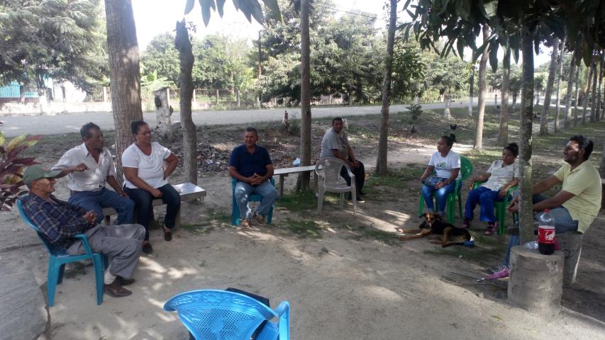 Socialización en La Bueso. Foto: Manos Unidas