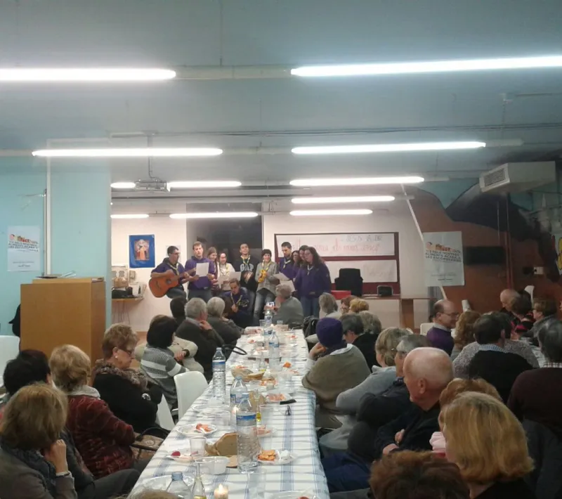Cena del hambre parroquia San Juan de Reus
