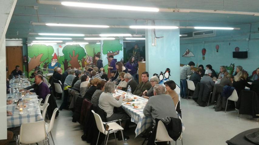 Cena del hambre parroquia San Juan de Reus