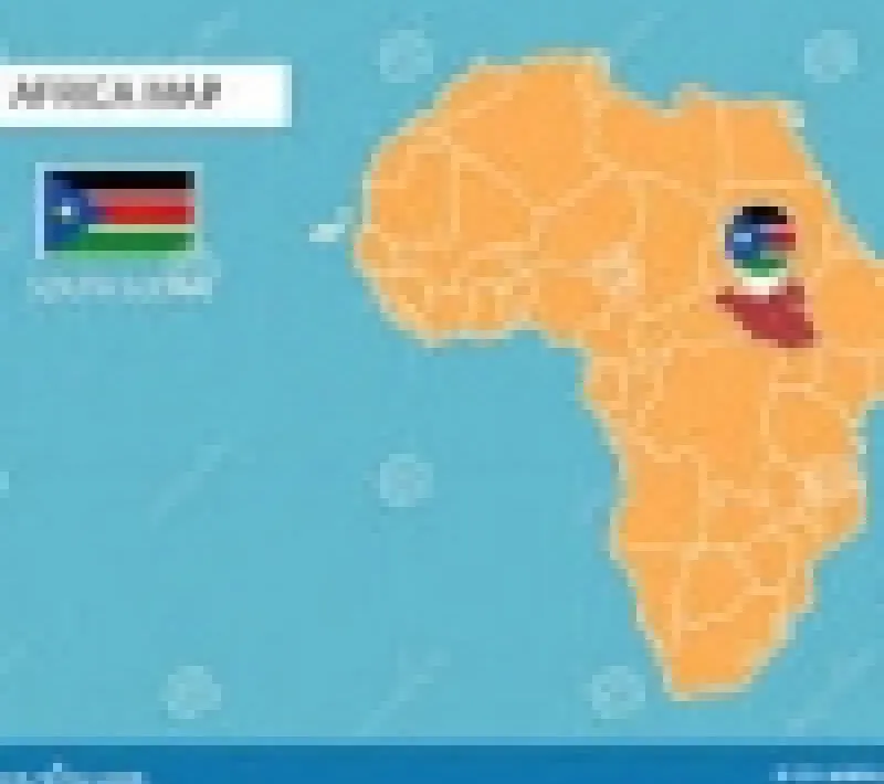 sudan sur mapa