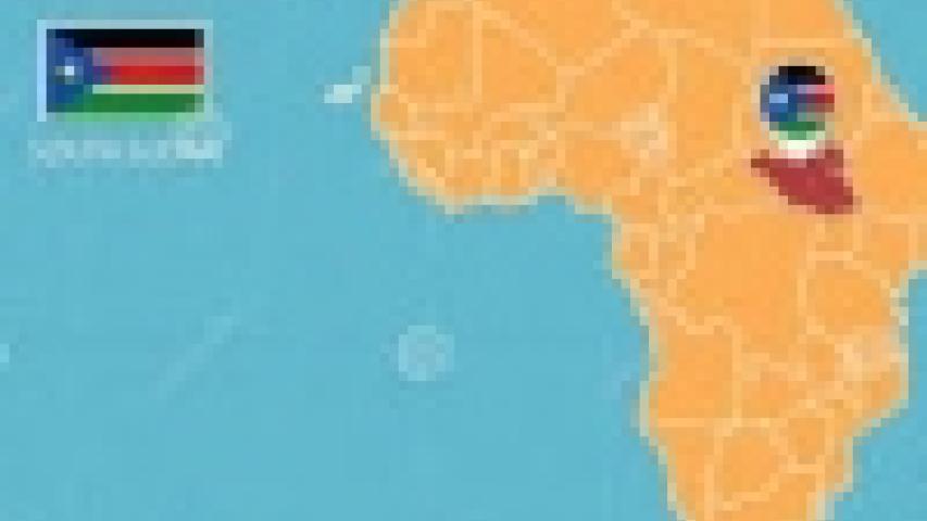 sudan sur mapa